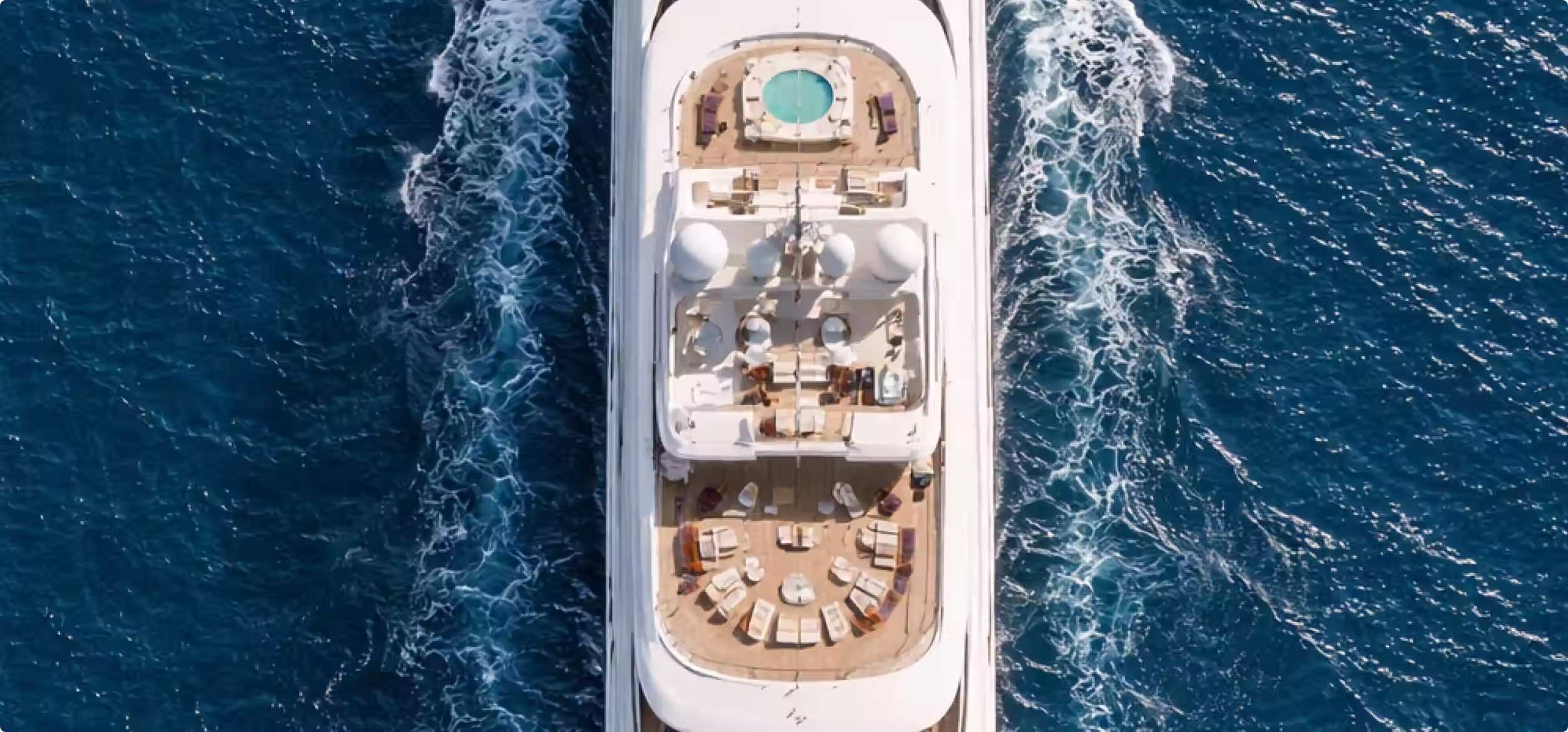 Boat cruising at sunset