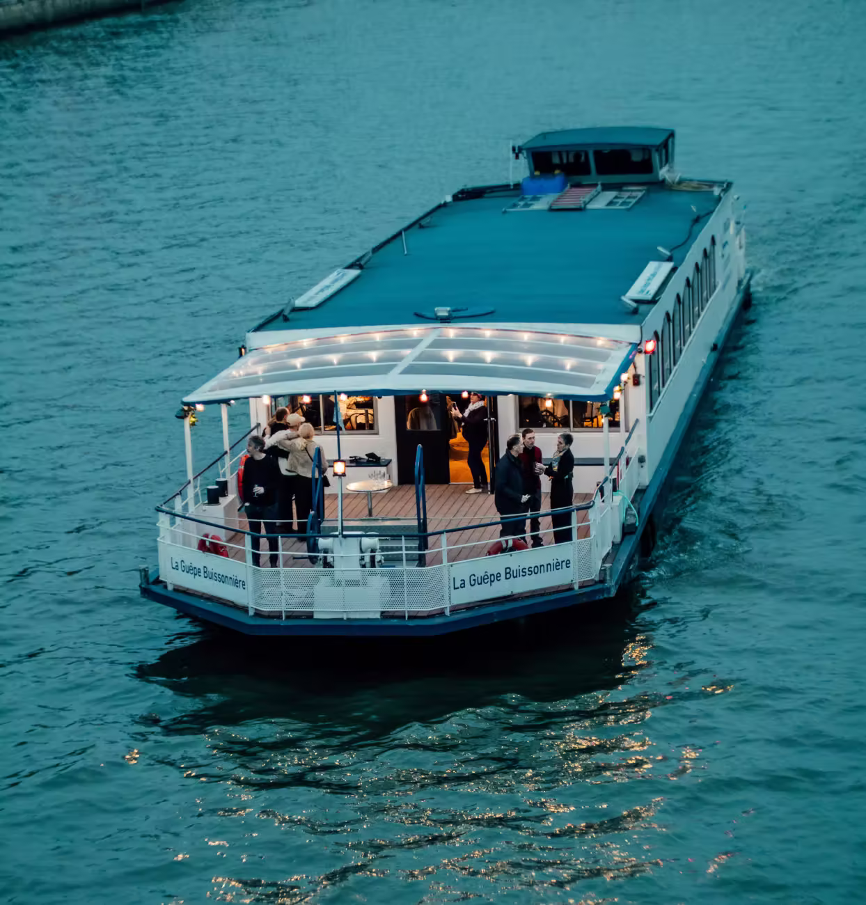 Blue Horizon Luxury Boats on the water